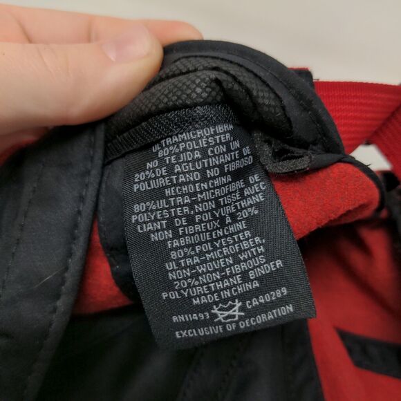 New Era Bandier Men's Slideback Hat Red Adjustable Blank Embroidered Logo - Picture 9 of 10